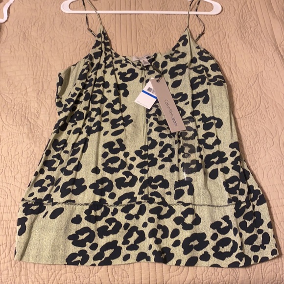 Cute Tank - light Green with leopard print - Picture 2 of 4